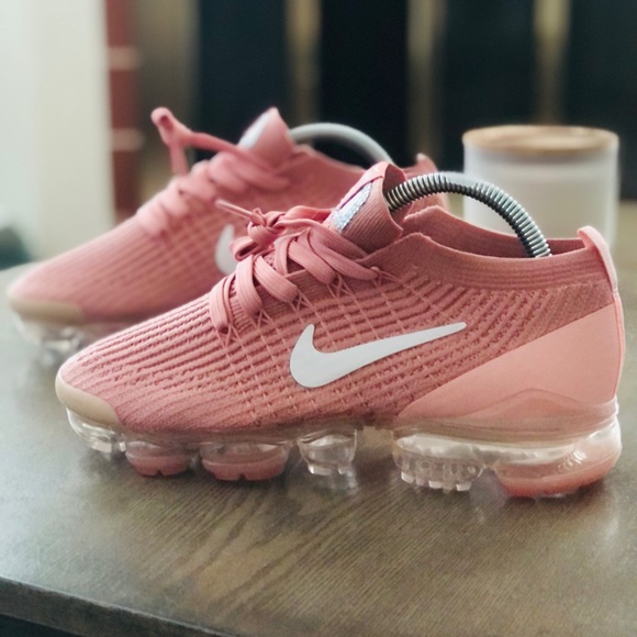 Nike Vapormax Flyknit 3 Dusty Rose Pink Women’s 7, 8 - Picture 5 of 5